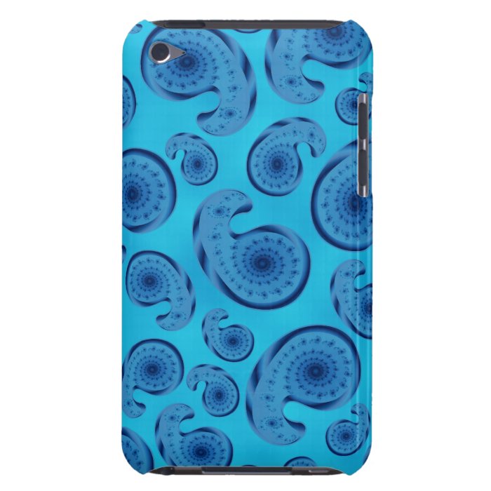 Blue Paisley Pattern iPod Touch Cover