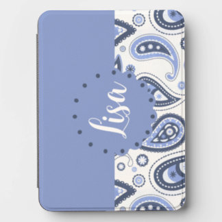 Blue Paisley Pattern Kindle Cover