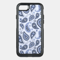 Blue Paisley Pattern