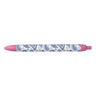 Blue Paisley Pattern Pen