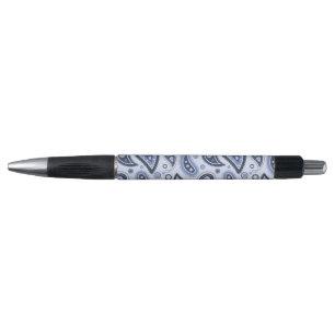 Blue Paisley Pattern Pen