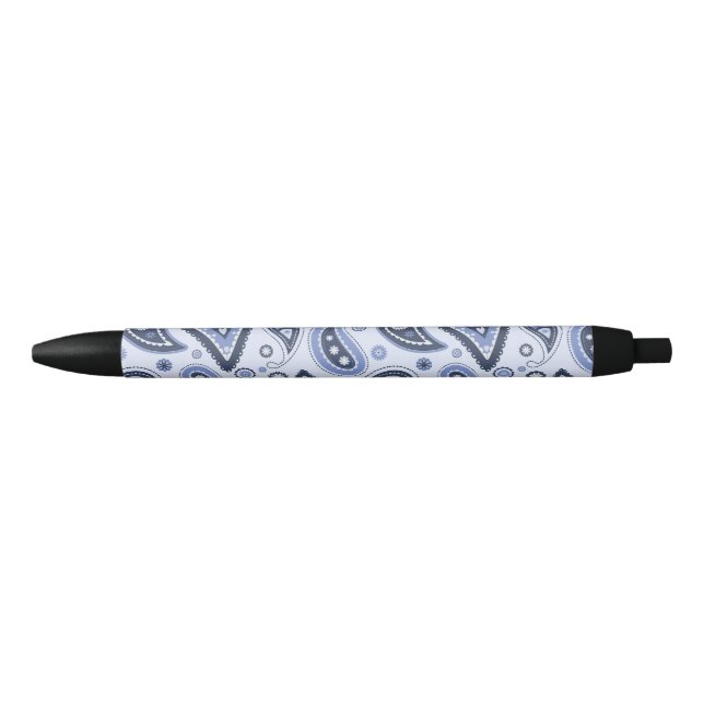 Blue Paisley Pattern Pen (Front)