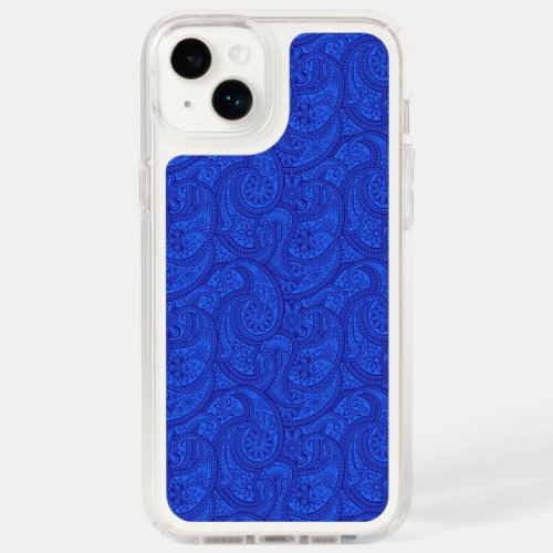 Blue Paisley Speck iPhone 14 Plus Case