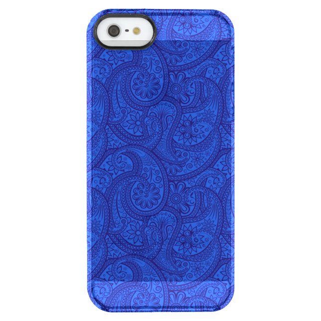 Blue Paisley Uncommon iPhone Case (Back)