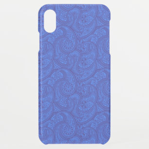 Blue Paisley iPhone XS Max Case