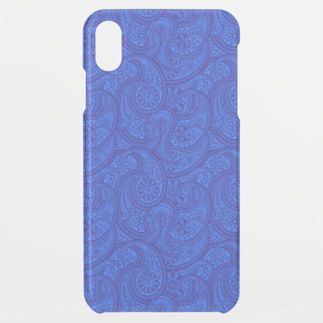 Blue Paisley Uncommon iPhone Case (Back)