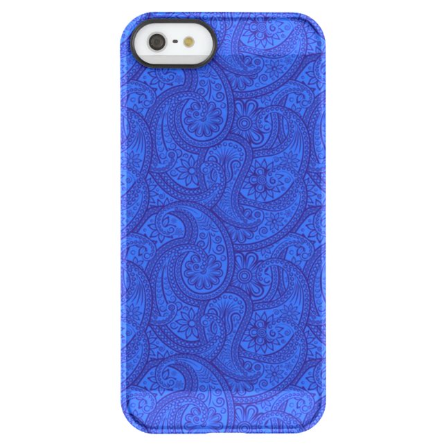 Blue Paisley Uncommon iPhone Case (Back)