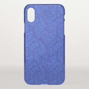 Blue Paisley iPhone XS Case
