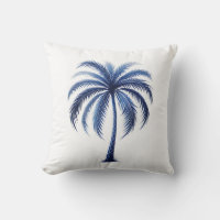 Blue Palm Tree Coastal Beach