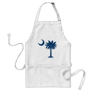 Blue Palmetto Adult Apron
