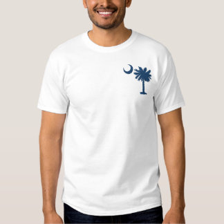 Blue Palmetto Embroidered T-Shirt
