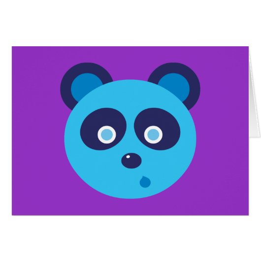 Blue Panda Cards (Front Horizontal)