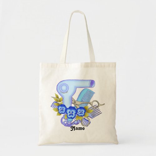 Blue Pansy Beautician Tote Bag
