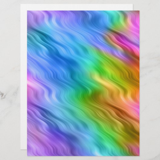 Blue Pansy Wavy Texture (Front/Back)