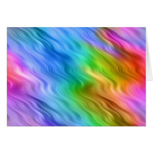Blue Pansy Wavy Texture Cards (Front Horizontal)