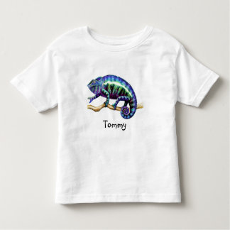 Blue Panther Chameleon Toddler Tee