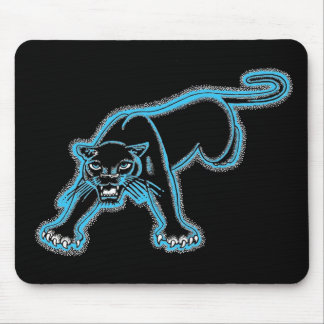 Blue Panther Mouse Pad