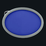 Blue (Pantone) (solid color)  Belt Buckle<br><div class="desc">Blue (Pantone) (solid color)</div>