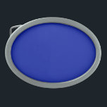 Blue (Pantone) (solid color)  Belt Buckle<br><div class="desc">Blue (Pantone) (solid color)</div>