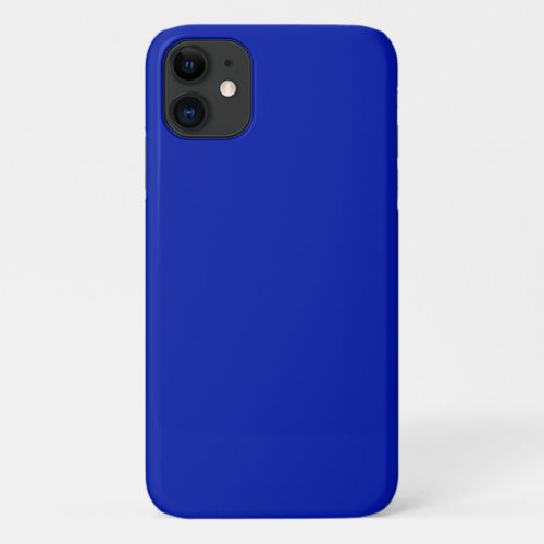 Blue Pantone solid color  iPhone 11 Case