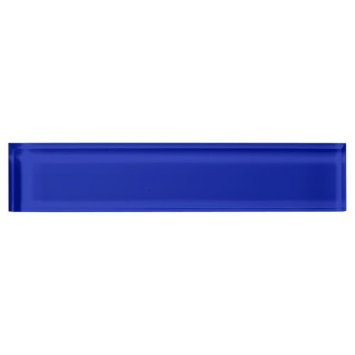 Blue Pantone solid color  Desk Name Plate