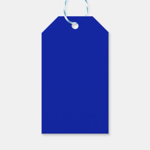 Blue Pantone solid color  Gift Tags