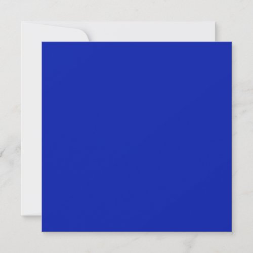 Blue Pantone solid color  Holiday Card