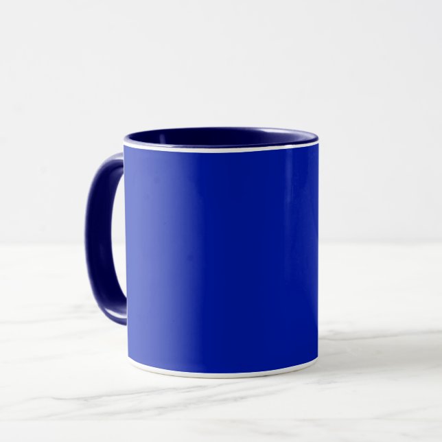 Blue (Pantone) (solid color)  Mug (Front Left)