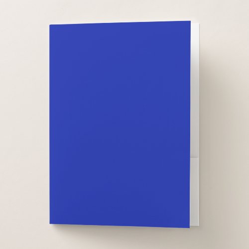 Blue Pantone solid color  Pocket Folder