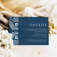 Blue Papel Picado Mexico Wedding Details