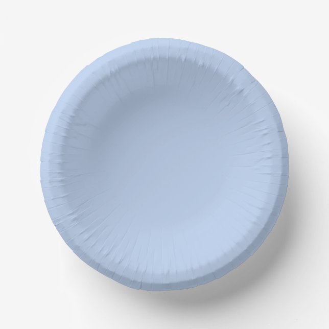 Blue  paper bowls (Front)