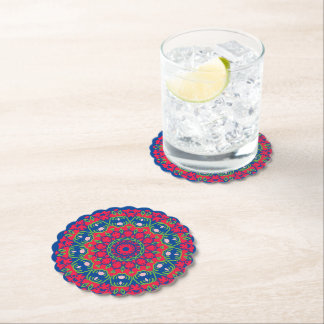 Blue Paper Coaster for Bar, Parties, Celebration