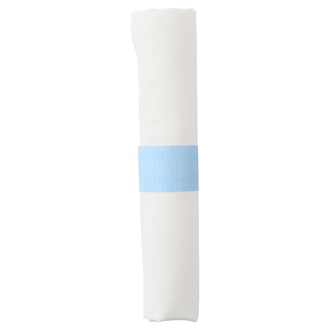 Blue Paper Napkin Bands (Front)