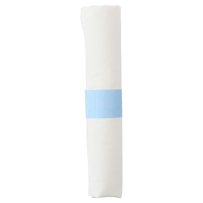 Blue Paper Napkin Bands Zazzle