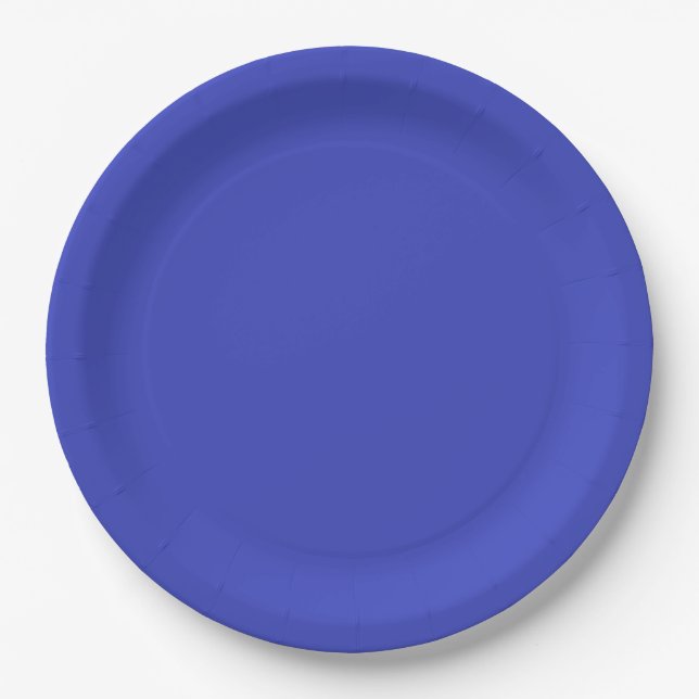 Blue Paper Plates (Front)
