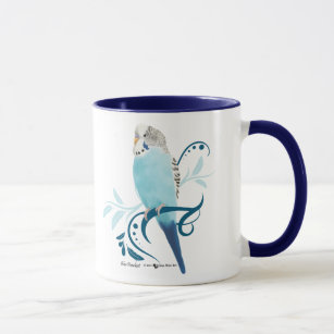 Blue Parakeet Mug