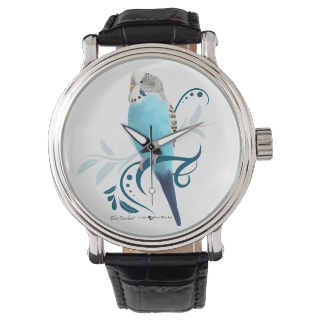 Blue Parakeet Watch (Front)