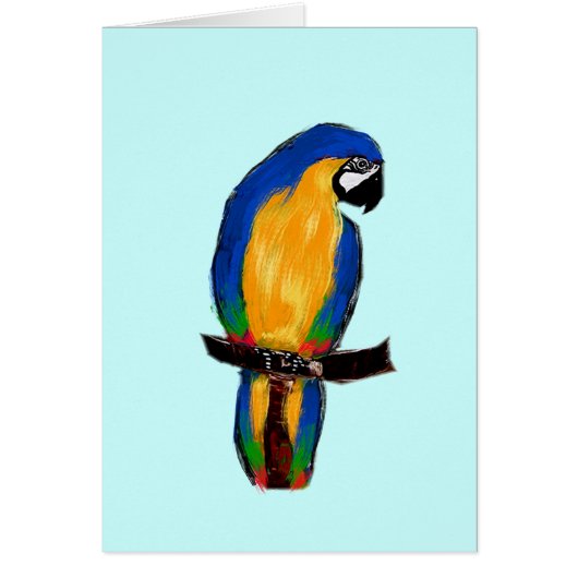 Blue Parrot Cards (Front)