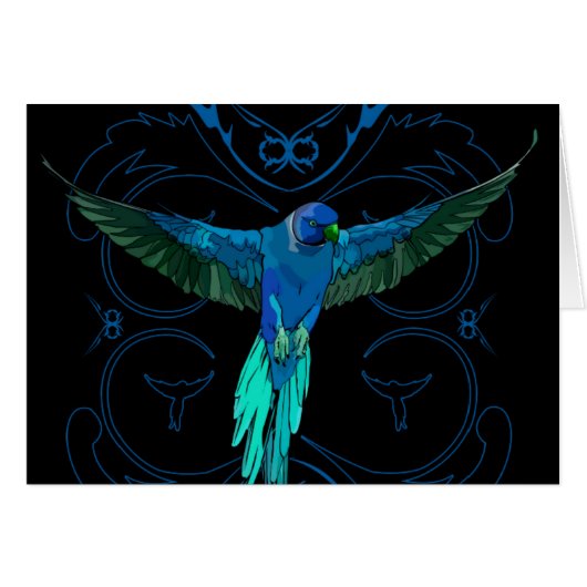 Blue Parrot Cards (Front Horizontal)
