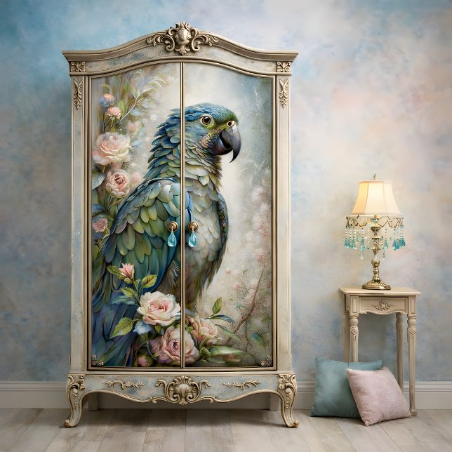 Blue Parrot Splendor Decoupage Tissue Paper (Creator Uploaded)