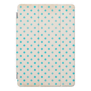 Blue Pastel Polka Dots iPad Case