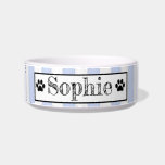 Blue Pastel Stripes Personalized Dog Cat Pet<br><div class="desc">These Pet products encompass a wide range of items designed to cater to the needs and well-being of pets. These products are essential for pet care,  comfort,  and enjoyment</div>
