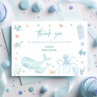 Blue Pastel Under the Sea Baby Shower