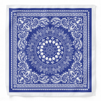 Blue Pattern 1 Bandana