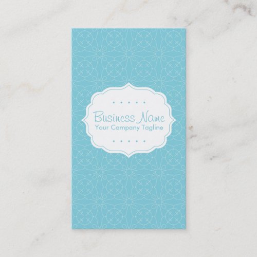 Blue Pattern Business Card