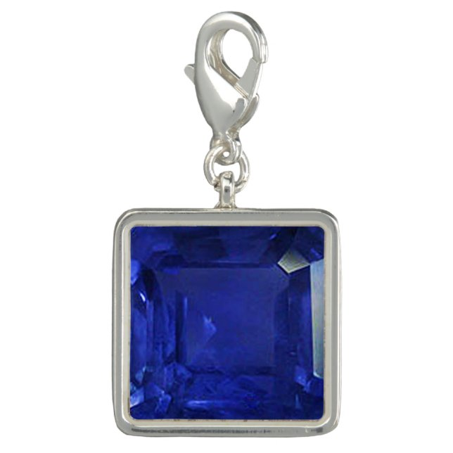 Blue Pattern  Charm (Front)