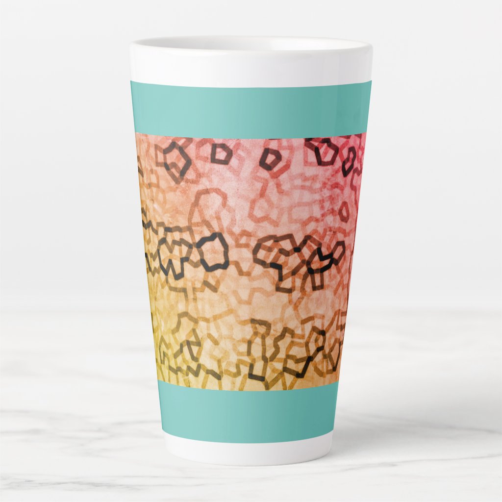 Blue Pattern Coffee Mug