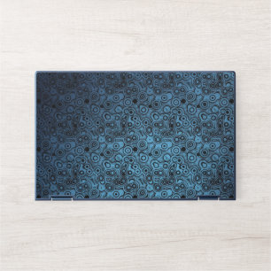 Blue Pattern HP Elite Dragonfly Notebook Skin