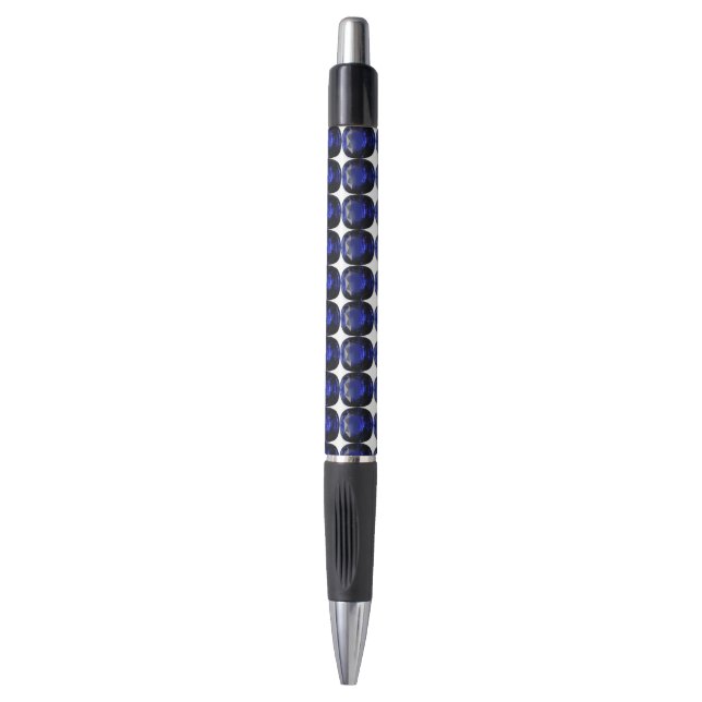 Blue Pattern Pen (Front Vertical)