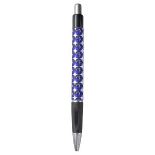 Blue Pattern Pen